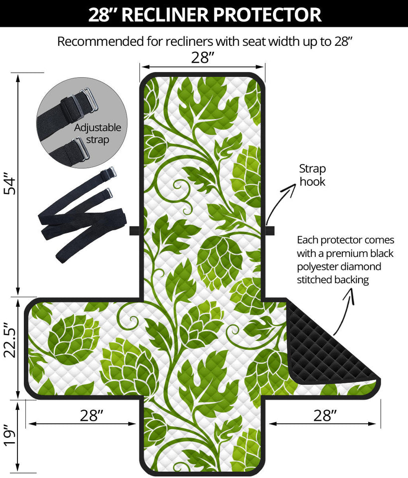 Hop design pattern Recliner Cover Protector