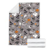 Halloween Design Pattern Premium Blanket