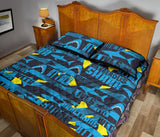 Shark dangerous Quilt Bed Set