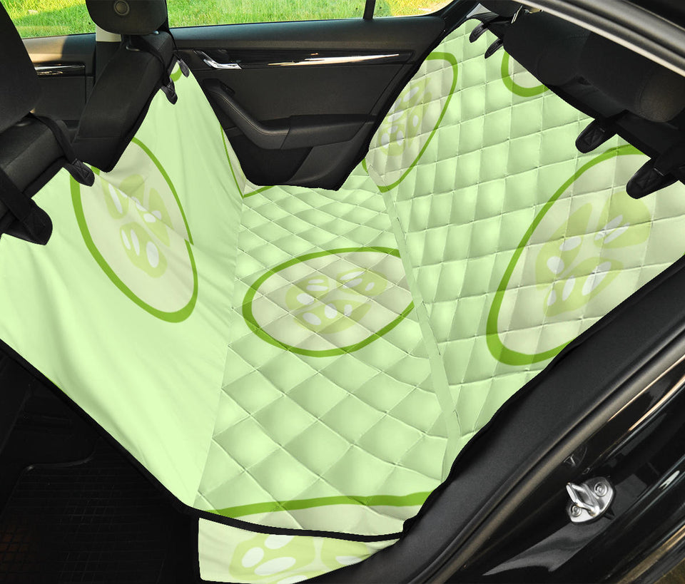 Cucumber Pattern Dog Car Seat Covers