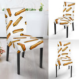 French Fries Potato Pattern Dining Chair Slipcover