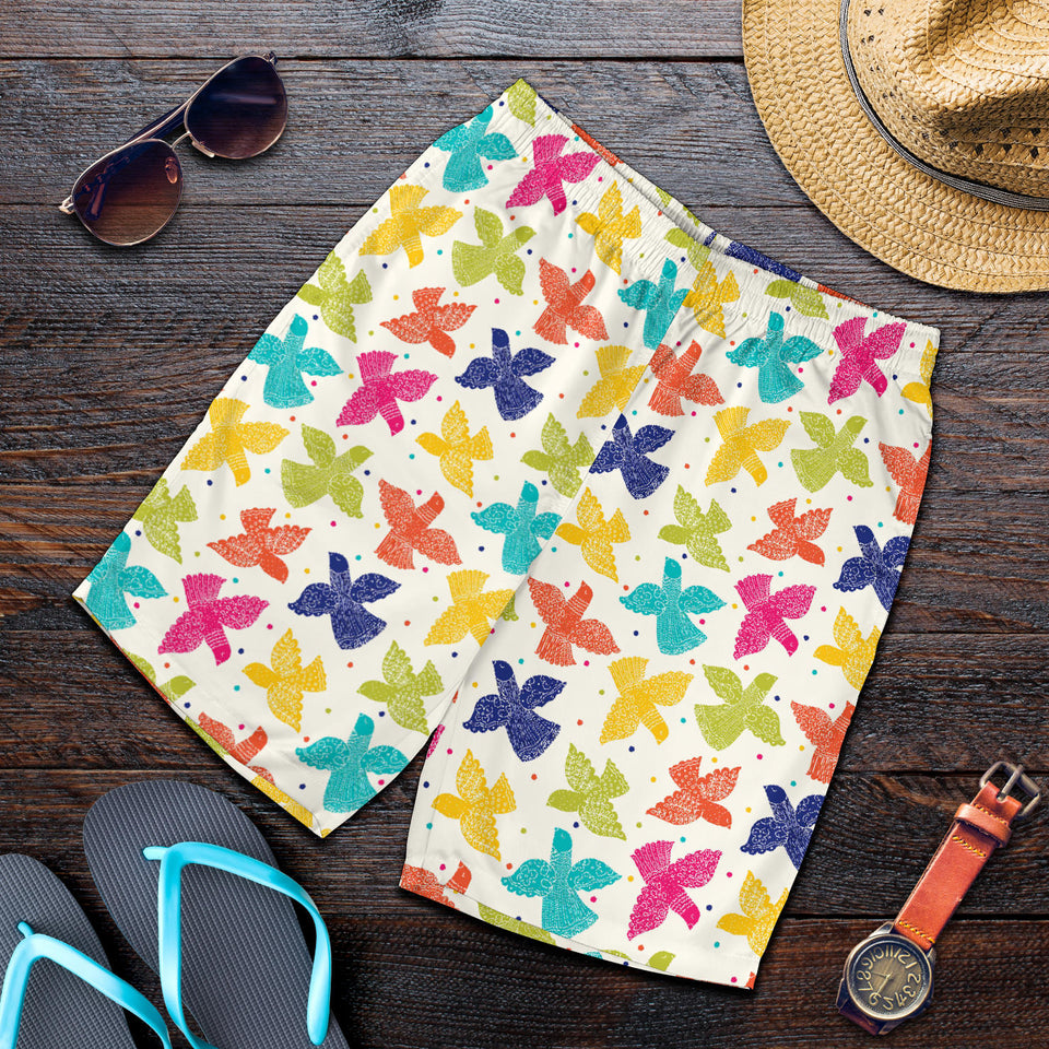Pigeon Pattern Print Design 01 Men Shorts