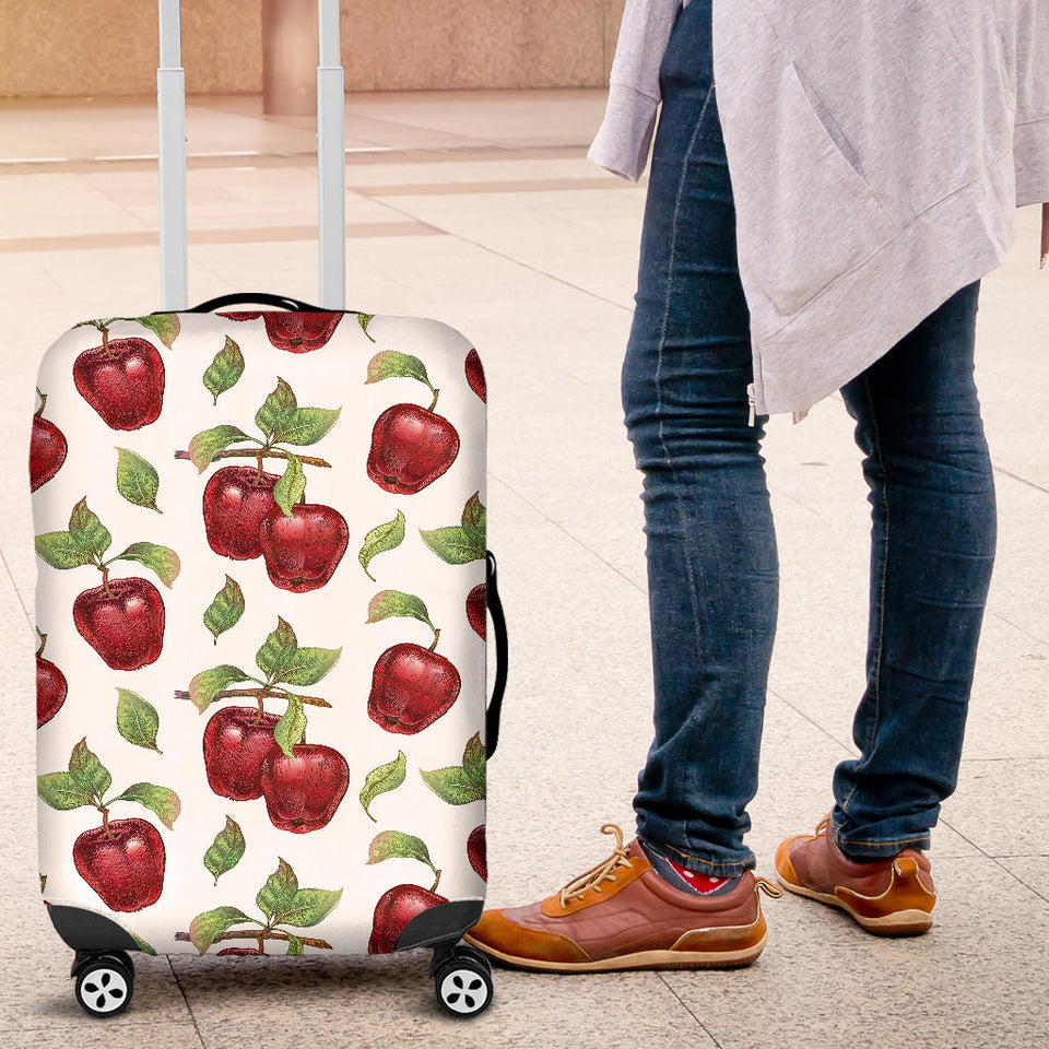 Red Apples Pattern Luggage Covers