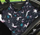 Unicorn Rainbows Moon Clound Star Pattern Dog Car Seat Covers
