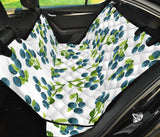 Blueberry White Background Dog Car Seat Covers