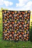 Goldfish Pattern Print Design 03 Premium Quilt