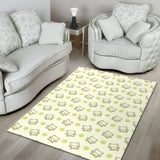 Cute Cartoon Frog Baby Pattern Area Rug