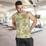 Ginkgo leaves design pattern Men Tank Top