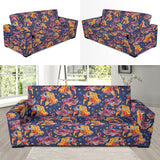 Goldfish Pattern Print Design 05 Sofa Slipcover