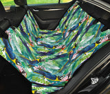 Colorful Parrot Exotic Flower Leaves Dog Car Seat Covers