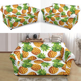 Pineapples Design Pattern Loveseat Couch Slipcover