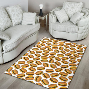 Hamburger Pattern Print Design 03 Area Rug