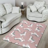 Cute Zebra Pattern Area Rug