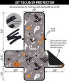 Halloween design pattern Recliner Cover Protector