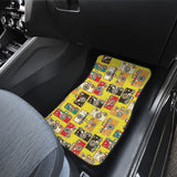 Camera Pattern Print Design 02 Front Car Mats