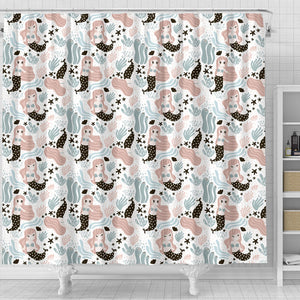 Cute Mermaid Pattern Shower Curtain Fulfilled In US