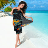 Bowling Balls Flame Pattern Sarong