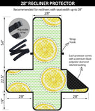 slice of lemon pattern Recliner Cover Protector