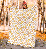 Horseshoes Pattern Print Design 03 Premium Blanket