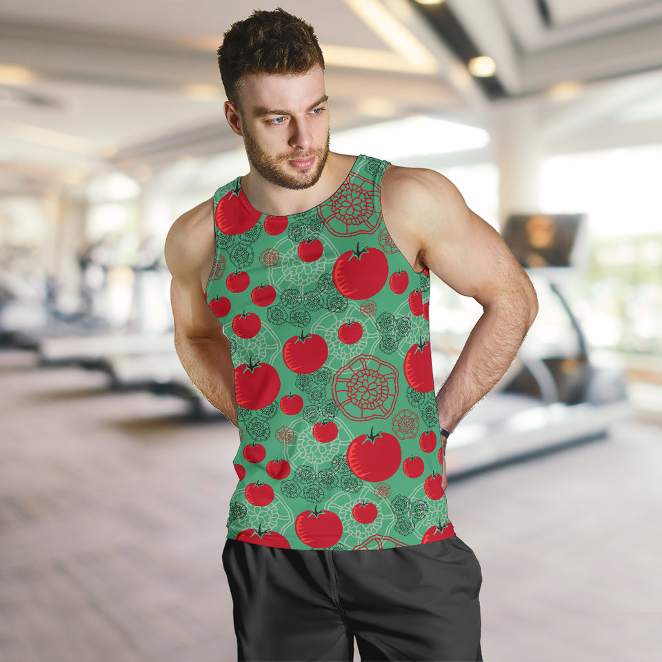 Tomato design pattern Men Tank Top