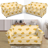 Cheese Pattern Loveseat Couch Slipcover