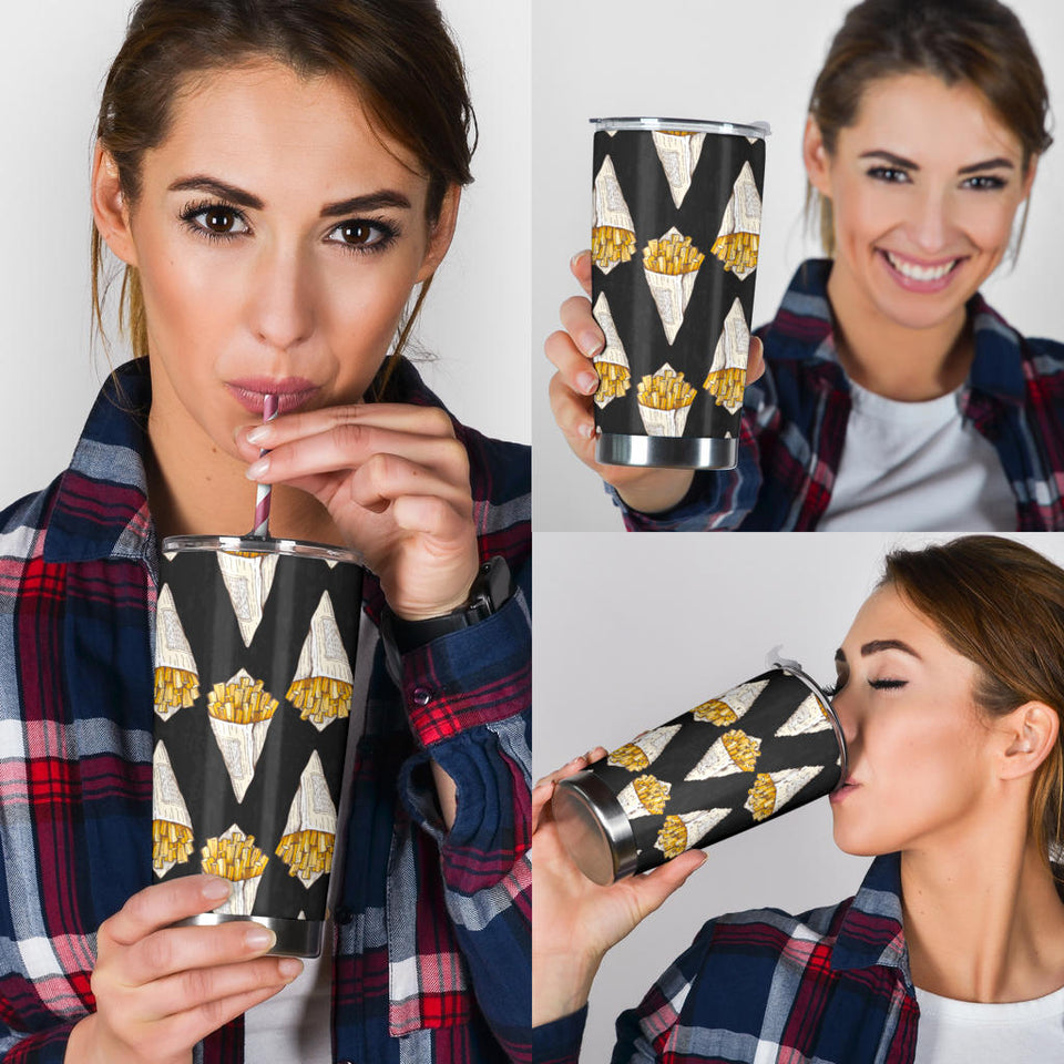 French Fries Dark Background Tumbler