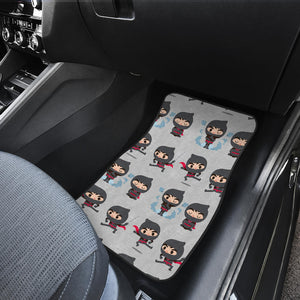 Cute Ninja Pattern Front Car Mats