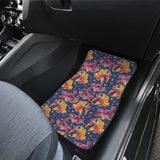 Goldfish Pattern Print Design 05 Front and Back Car Mats
