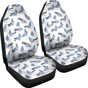 Pigeon Pattern Print Design 03 Universal Fit Car Seat Covers