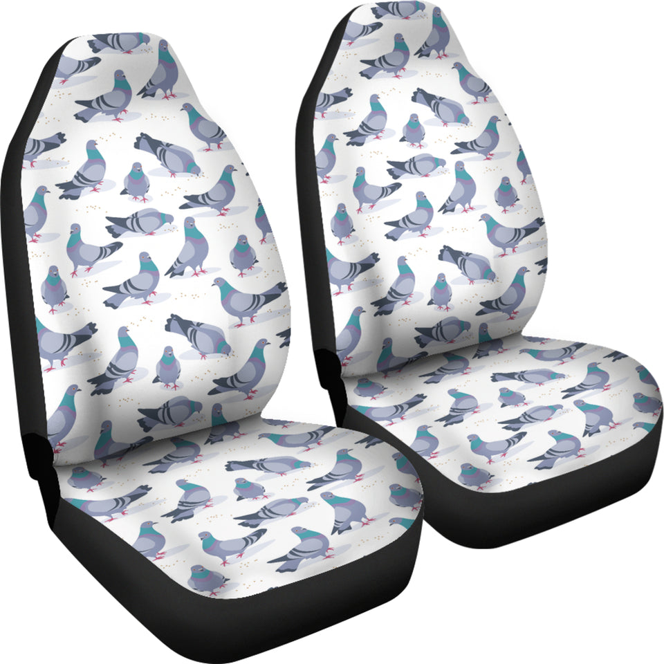 Pigeon Pattern Print Design 03 Universal Fit Car Seat Covers