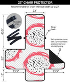 Hand drawn dragon fruit Chair Cover Protector