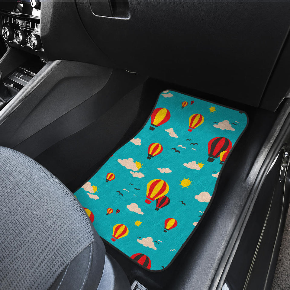 Hot Air Balloon Sky Pattern Front And Back Car Mats
