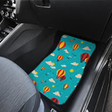 Hot Air Balloon Sky Pattern Front And Back Car Mats