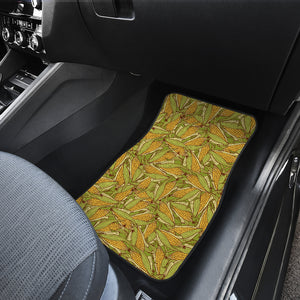 Corn Pattern Print Design 01 Front Car Mats