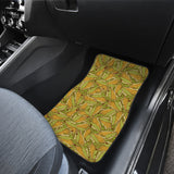 Corn Pattern Print Design 01 Front Car Mats
