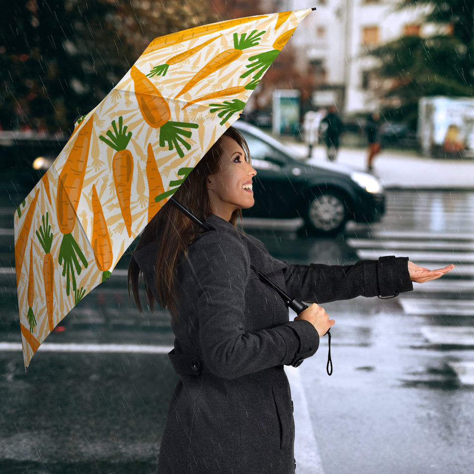 Carrot Pattern Print Design 01 Umbrella