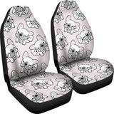 Cute French Bulldog Pattern Universal Fit Car Seat Covers