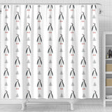 Penguin Pattern Shower Curtain Fulfilled In US