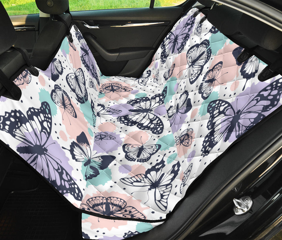 Butterfly Pattern Dog Car Seat Covers
