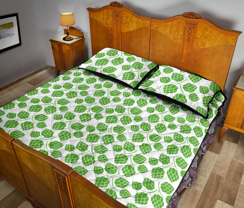 Hop pattern background Quilt Bed Set