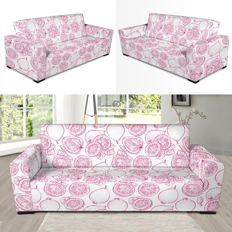 Sketch Guava Pattern Sofa Slipcover