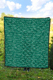 Math Pattern Print Design 01 Premium Quilt