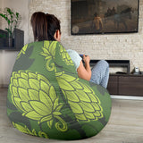 Hop Pattern Hop Cone Background Bean Bag Cover