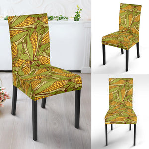 Corn Pattern Print Design 01 Dining Chair Slipcover