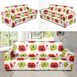 Alien Pattern Print Design 05 Sofa Slipcover
