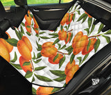 Oranges Pattern Background Dog Car Seat Covers