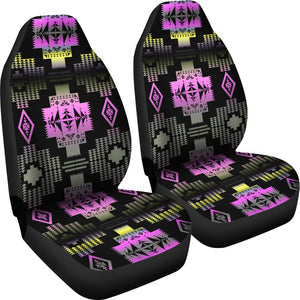 Pink Frost Set Of 2 Car Seat Covers