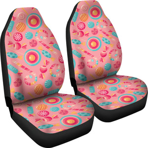 Colorful Candy Pattern  Universal Fit Car Seat Covers