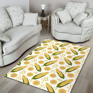 Corn Pattern Print Design 05 Area Rug