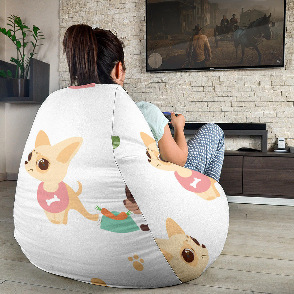 Cute Chihuahua Puppie Pattern Bean Bag Cover